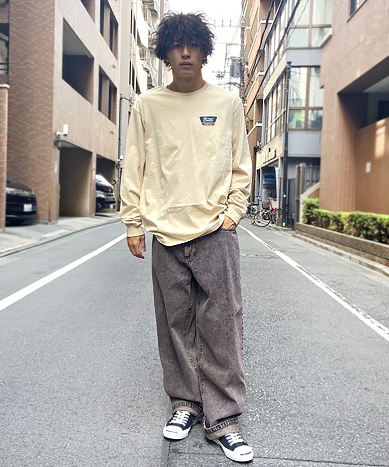 BRIXTON ブリクストン DESI LINWOOD L/S STT 16733 メンズ 長袖 T