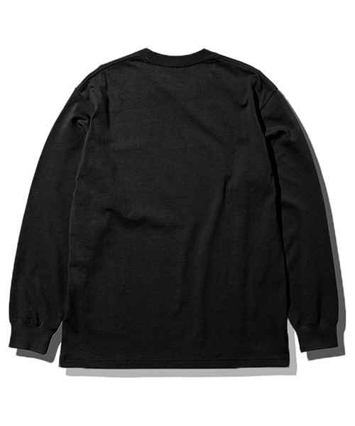 THE NORTH FACE ザ・ノース・フェイス L/S Nuptse Cotton Tee ロング スリーブ ヌプシ NT32345 メンズ 長袖 Tシャツ UVカット(K-M)