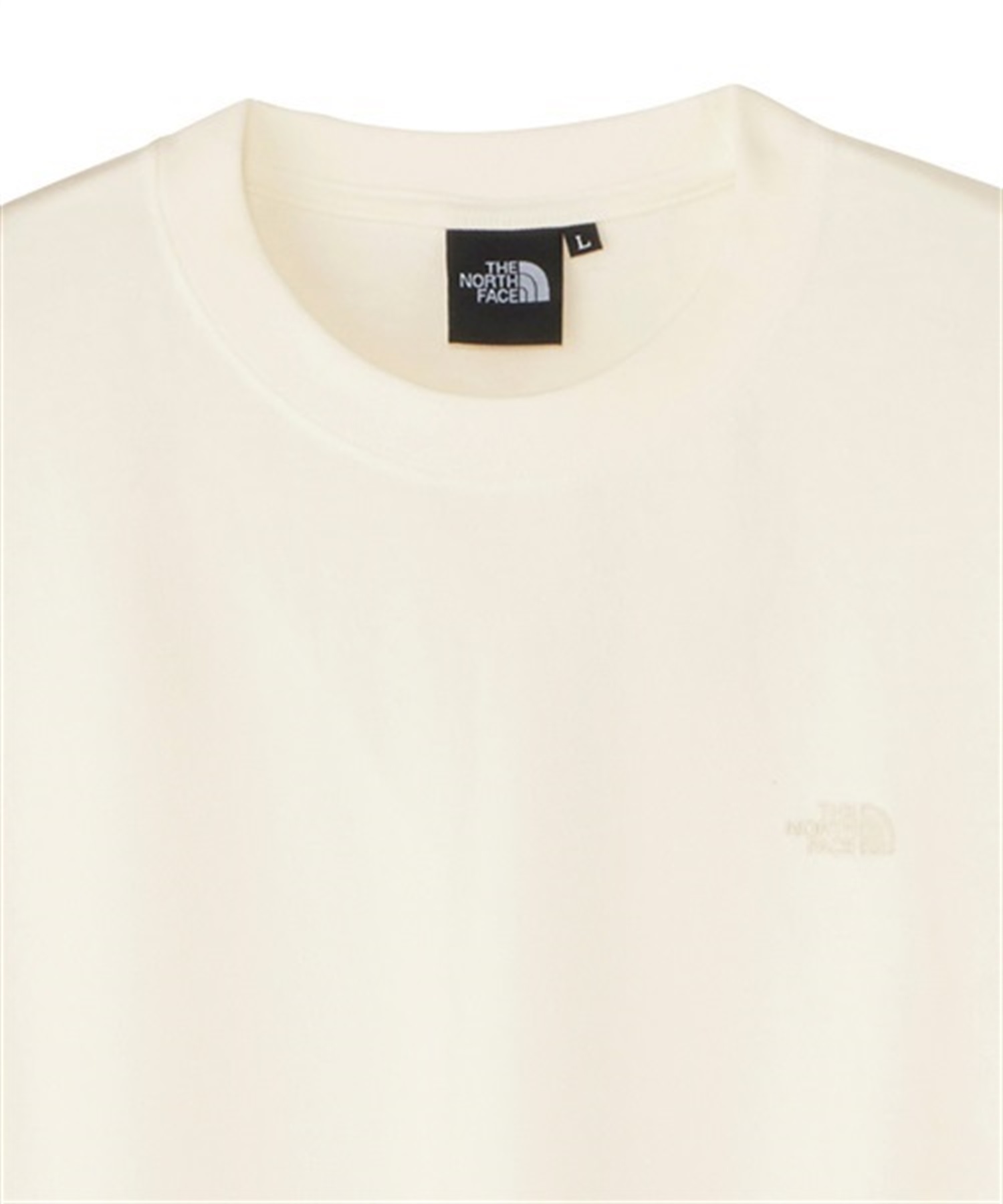 THE NORTH FACE/ザ・ノース・フェイス 長袖 Tシャツ ロンＴ ロングスリーブヌプシコットンティー ワンポイント UVケア NT32345 OW(OW-S)