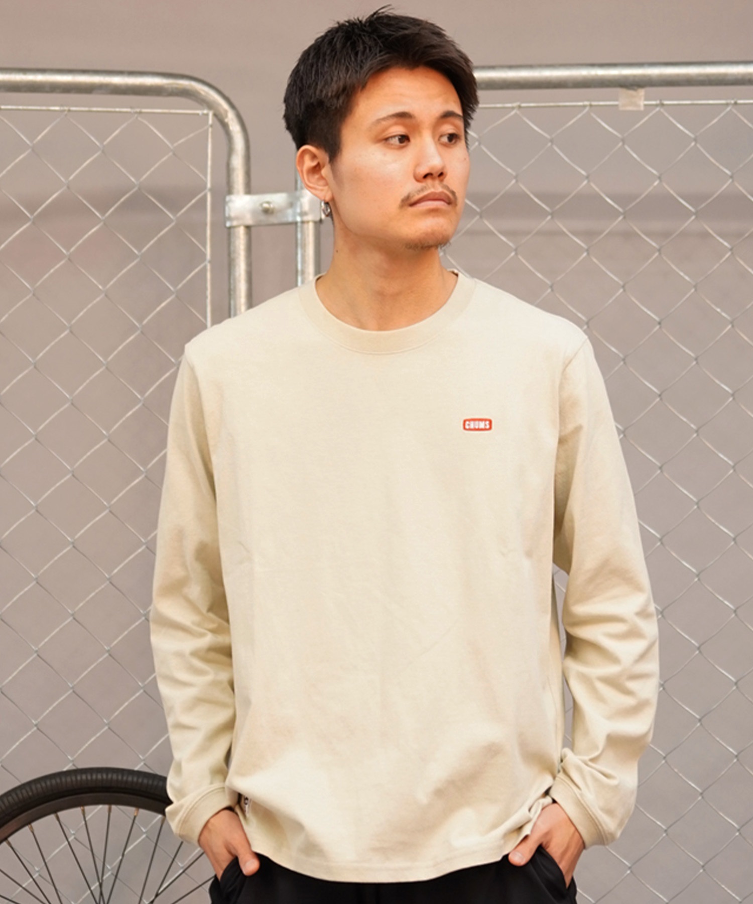 CHUMS チャムス メンズ Tシャツ 長袖 ロンT バックプリント ブービー