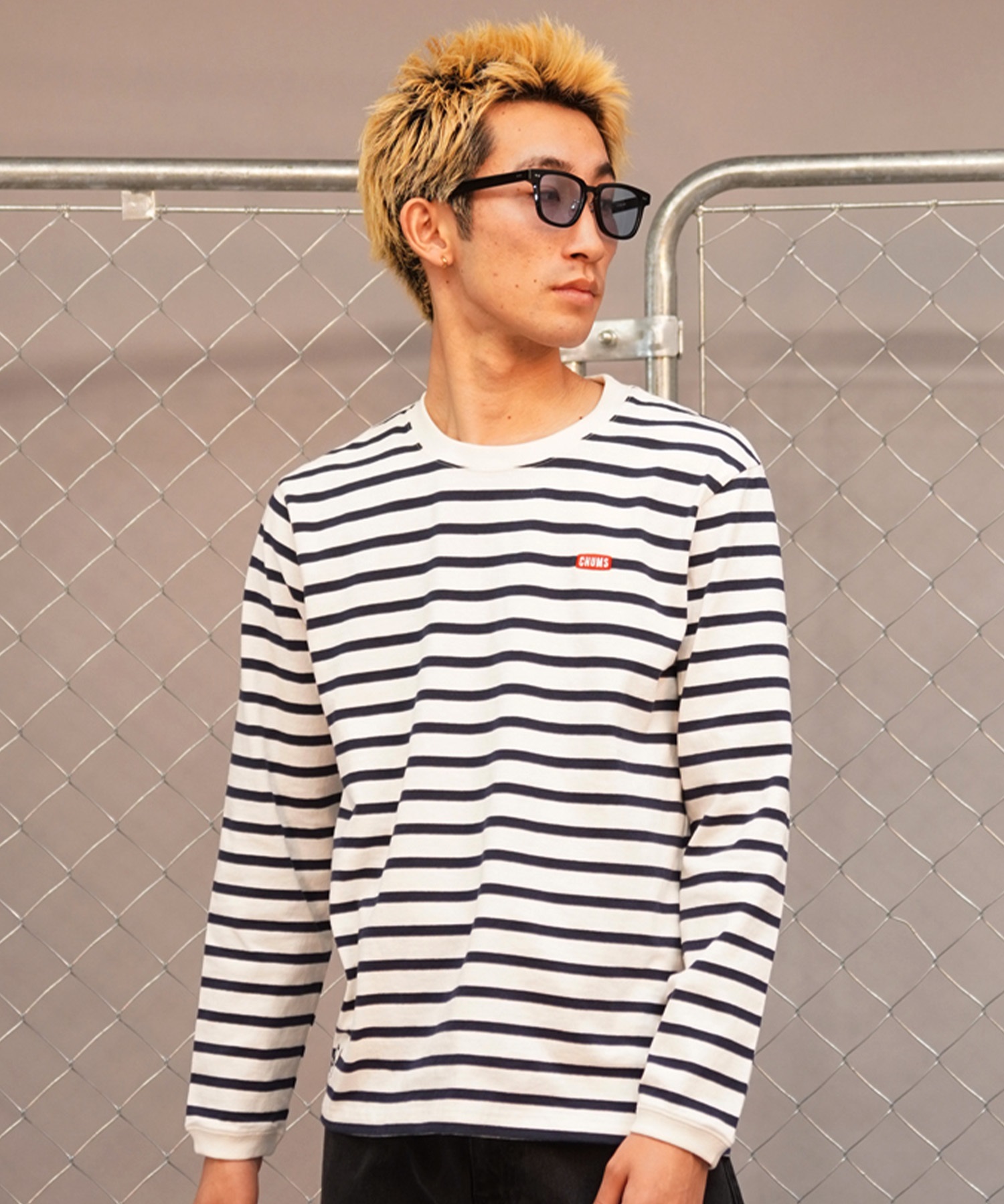 CHUMS チャムス メンズ Tシャツ 長袖 ロンT バックプリント ブービーロゴ CH01-2275 4