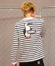 CHUMS チャムス メンズ Tシャツ 長袖 ロンT バックプリント ブービーロゴ CH01-2275(W001-M)