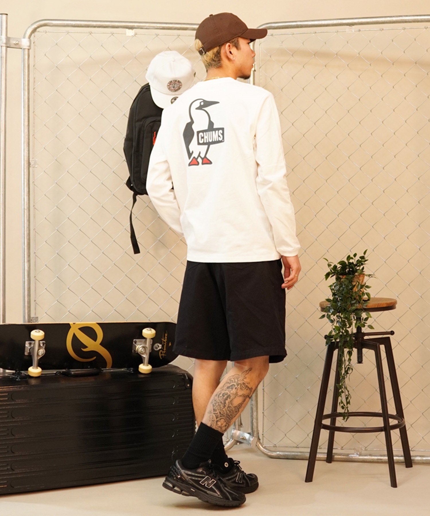 CHUMS チャムス メンズ Tシャツ 長袖 ロンT バックプリント ブービーロゴ CH01-2275 14