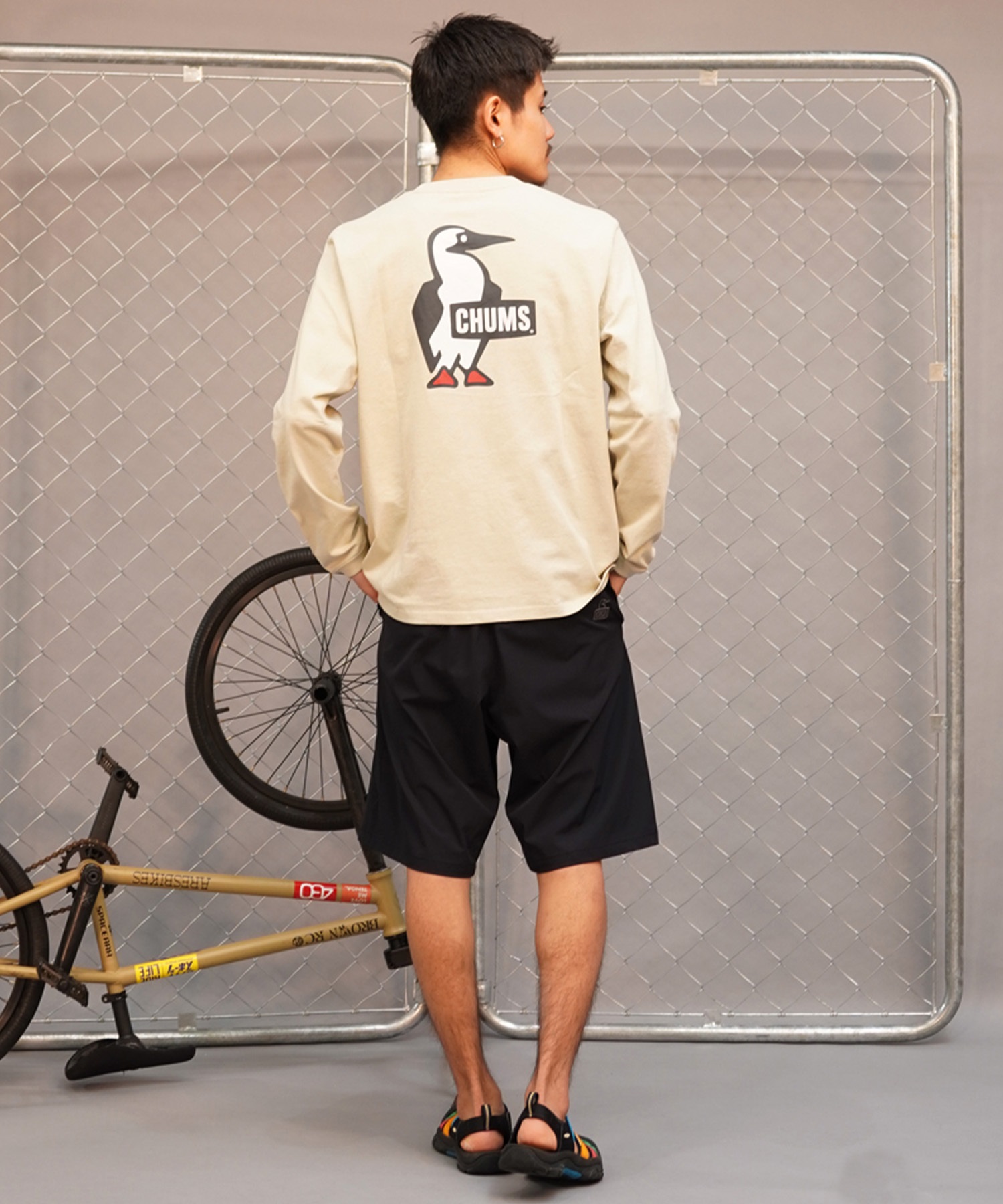 CHUMS チャムス メンズ Tシャツ 長袖 ロンT バックプリント ブービーロゴ CH01-2275 21