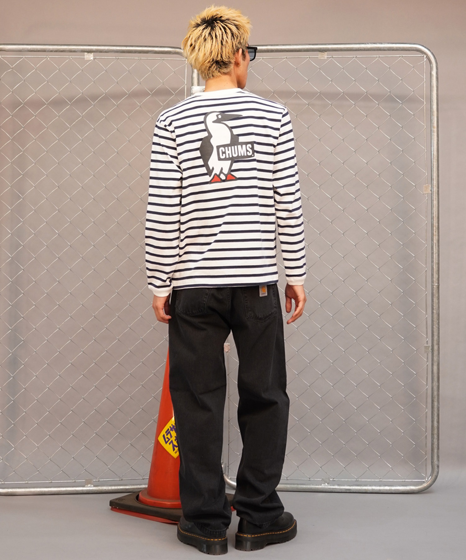 CHUMS チャムス メンズ Tシャツ 長袖 ロンT バックプリント ブービー