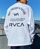 【クーポン対象】RVCA ルーカ メンズ 長袖 Tシャツ ロンT バックプリント スリーブロゴ ヘビーウェイト ワイドフィット BE041-056(KHA-S)