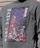 【ムラサキスポーツ限定】 SANTACRUZ サンタクルーズ ロンT スリーブプリント 502241401 メンズ 長袖 Tシャツ(P.BLK-M)