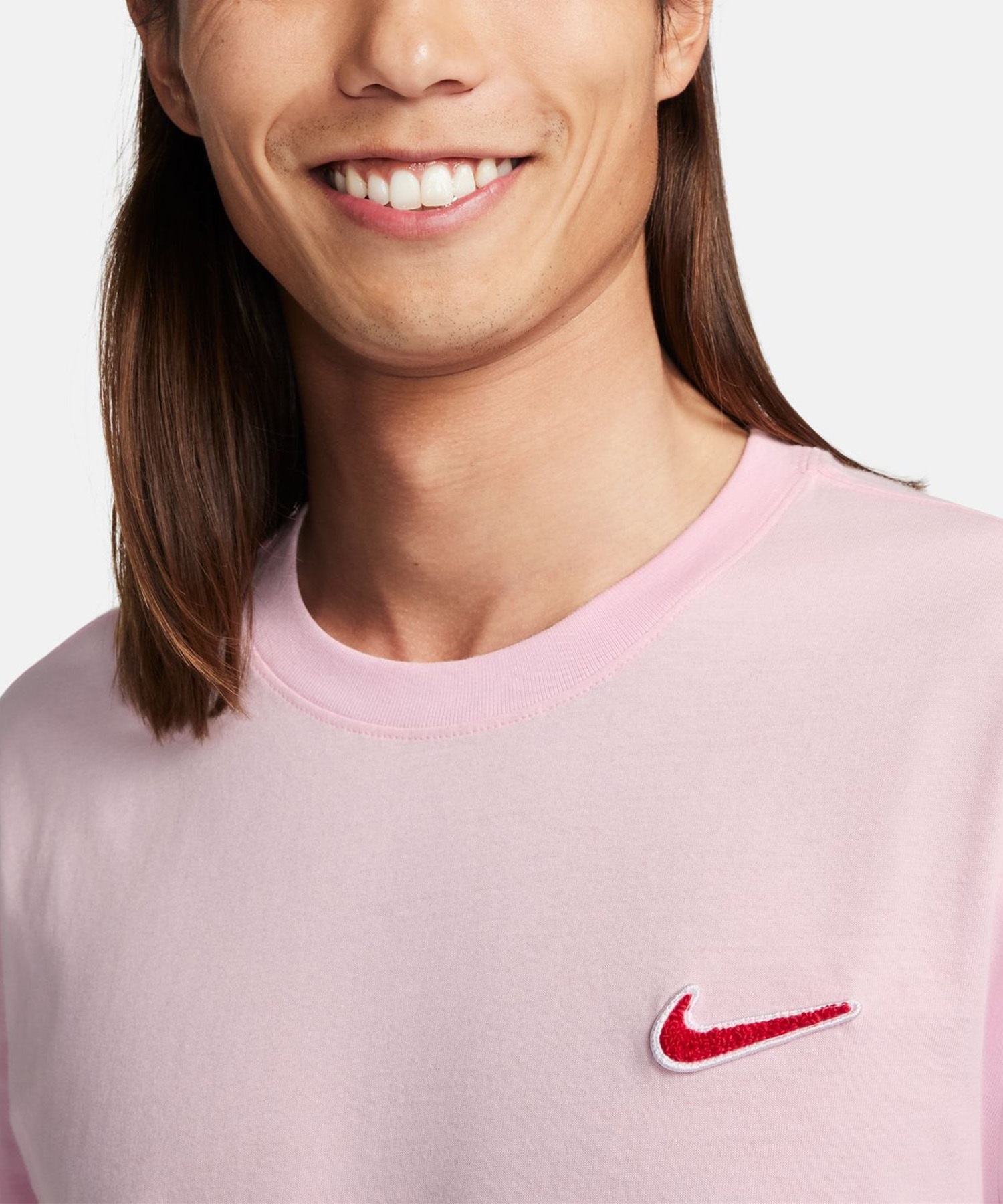 NIKE ナイキ メンズ 長袖 Tシャツ スポーツウェア ロングスリーブ ロンT ワンポイント ロゴ ハート柄 FV3994-663(663-S)