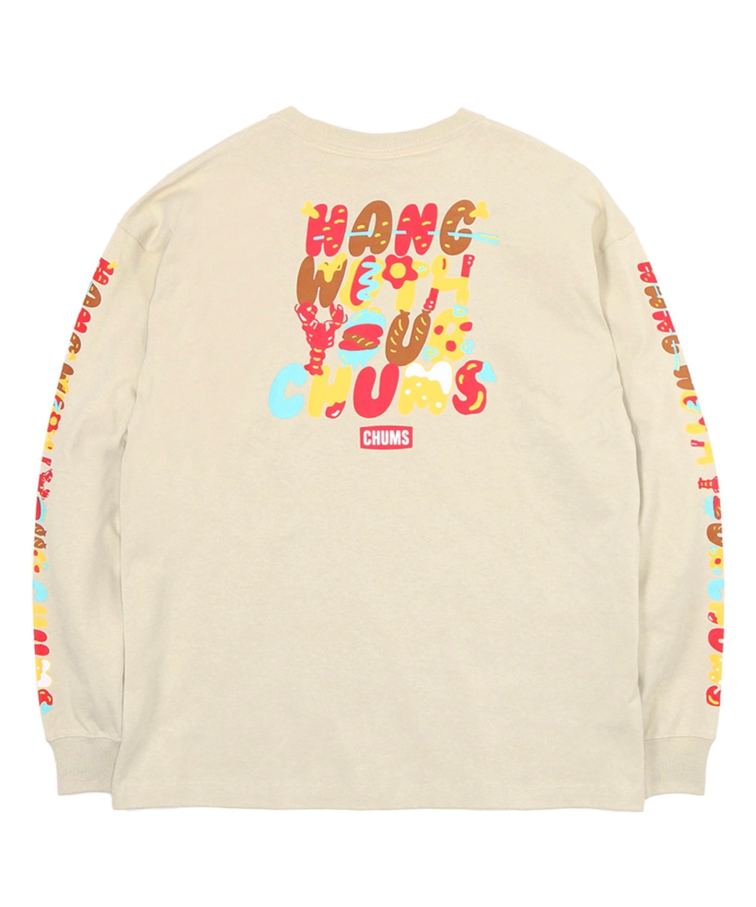 CHUMS チャムス メンズ Tシャツ 長袖 ロンT バックプリント ボックスシルエット ヘビーウェイトコットン 中厚手 CH01-2345 11