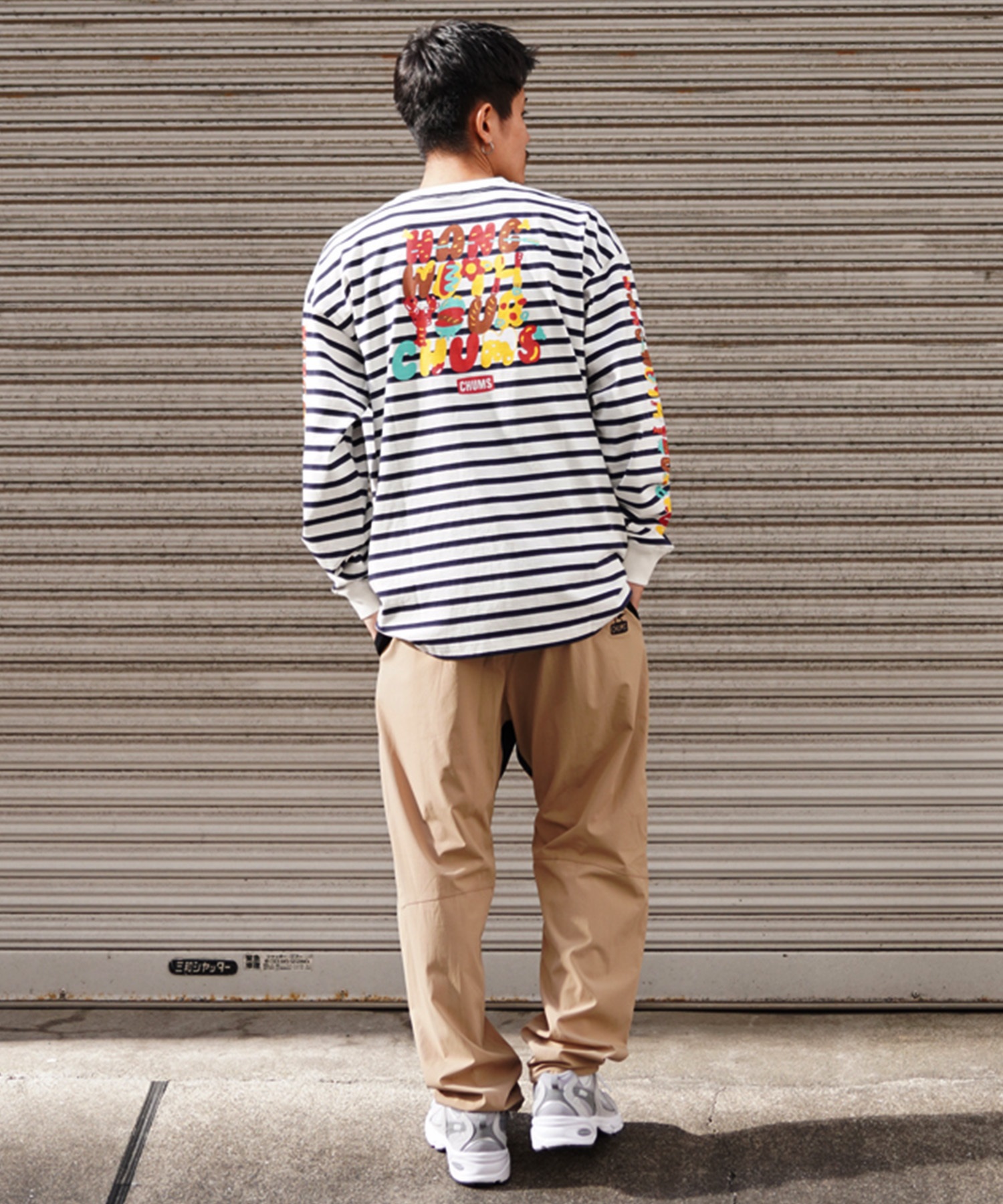 CHUMS チャムス メンズ Tシャツ 長袖 ロンT バックプリント