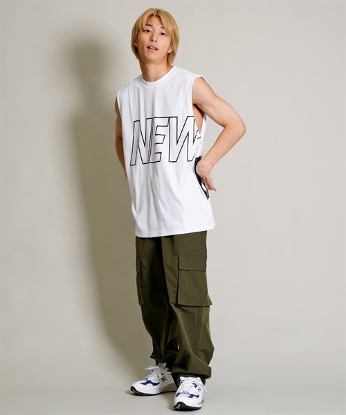 NEW ERA ニューエラ P MUSCLE TANK FB LOGO 13697251 メンズ タンク