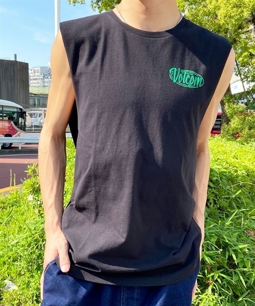 VOLCOM ボルコム CRUSHER TANK AF452300 メンズ タンクトップ KK2 E5(WT-M)