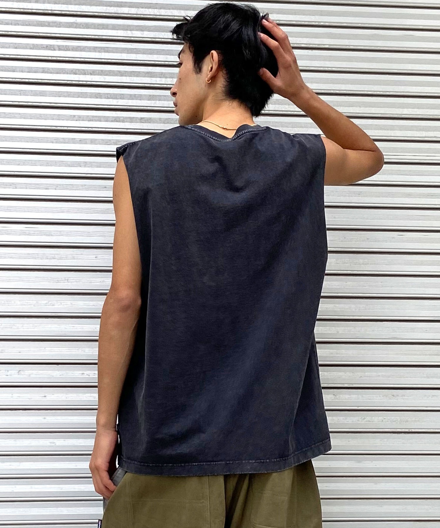 オーサムタイガー｜ピグメントビッグシルエットTシャツ｜ユニ