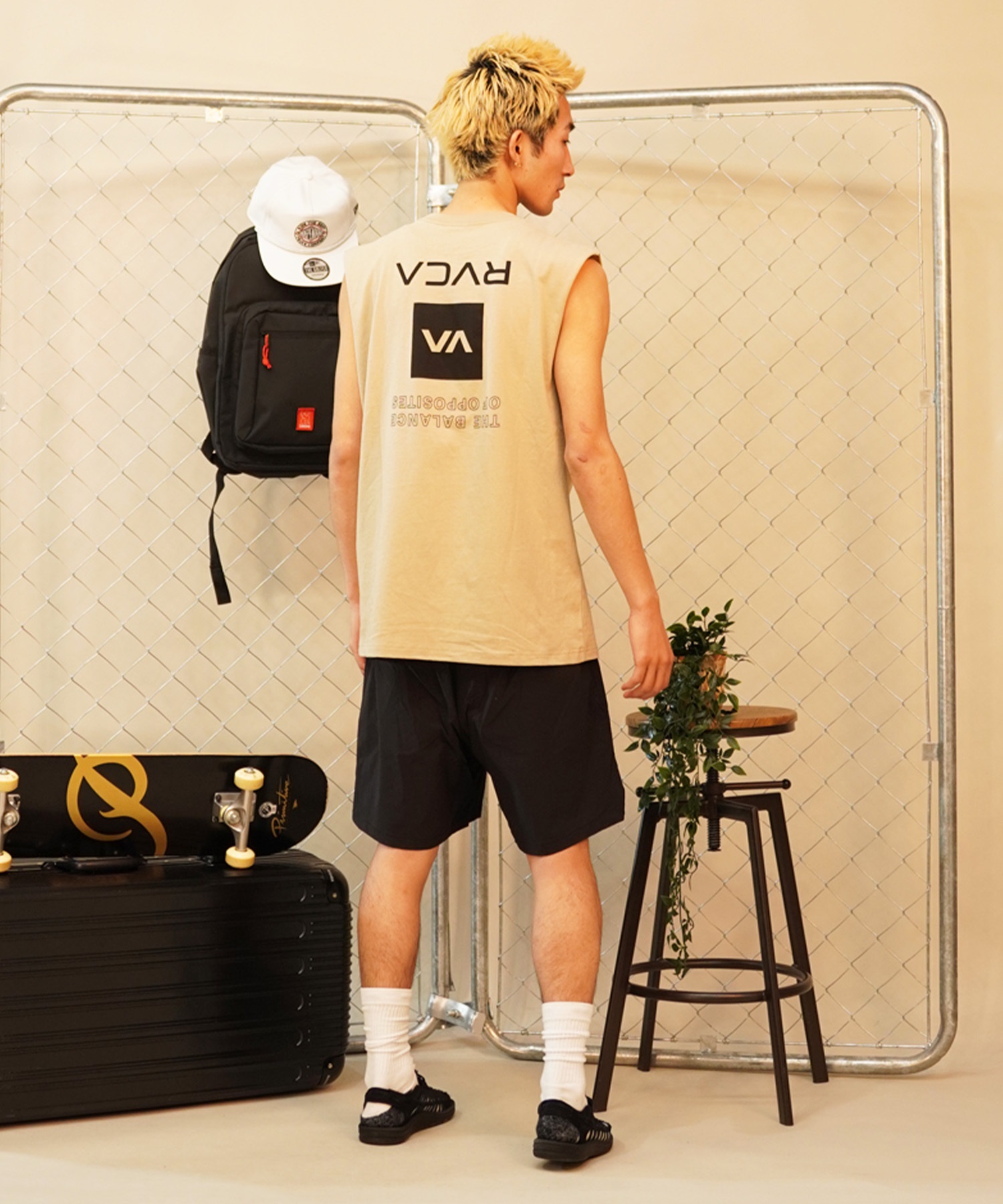 ◆RVCA◆ Inline Muscle Tank マッスル タンクトップ RVCA Rvca Inline Muscle Tank In Rvca Black - FREE* Shipping