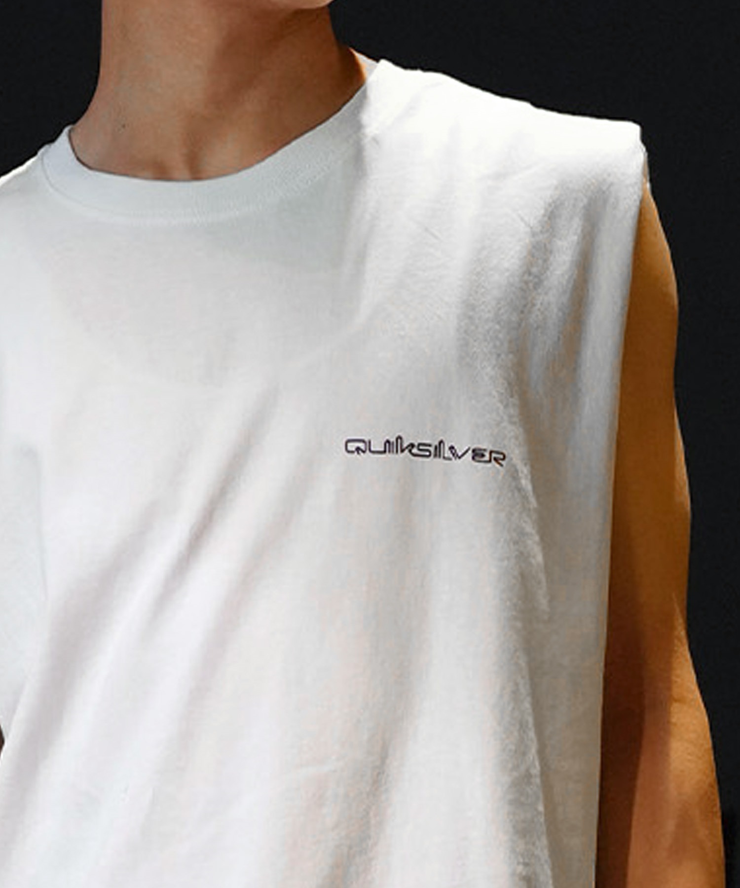 QUIKSILVER クイックシルバー タンクトップ メンズ カットオフ バック 