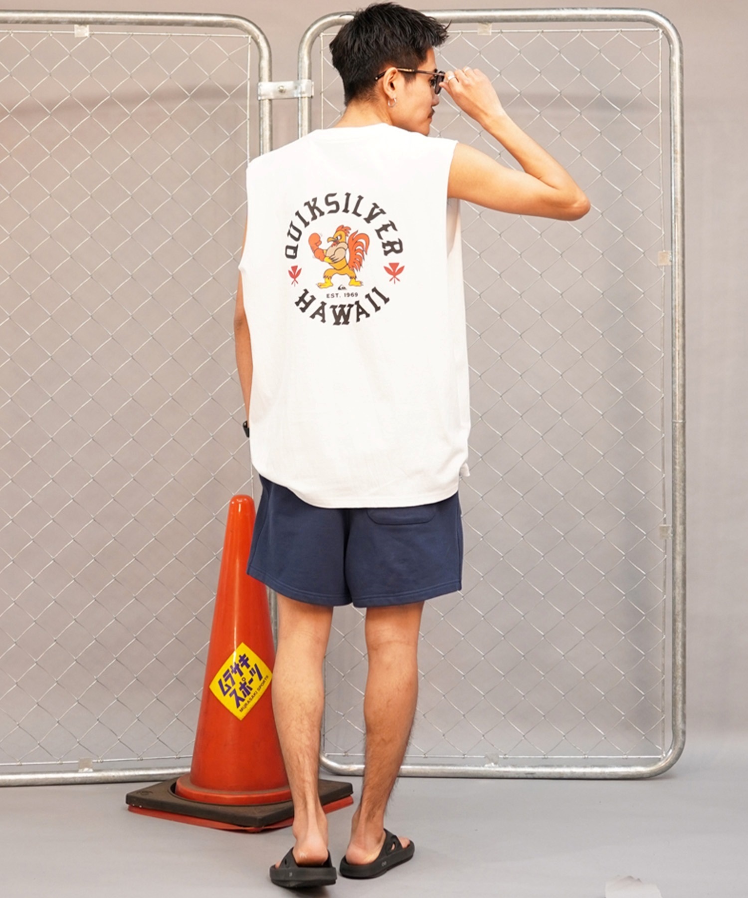 QUIKSILVER クイックシルバー メンズ タンクトップ クルーネック