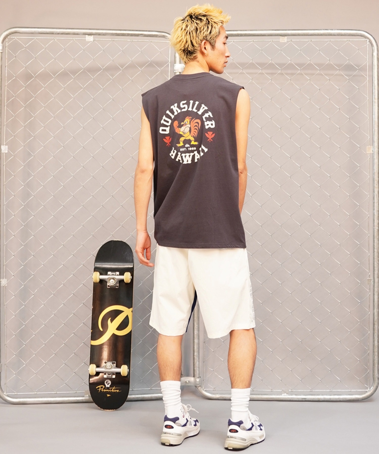 QUIKSILVER クイックシルバー メンズ タンクトップ クルーネック