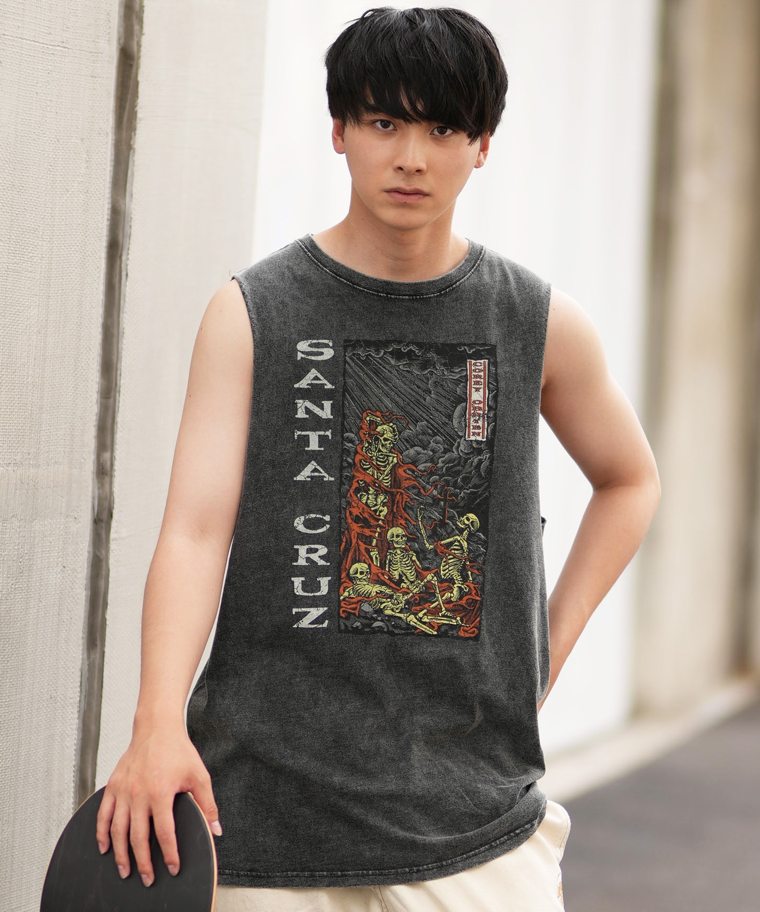 正規品 DSQUARED2 バックプリント タンクトップ ムラサキスポーツ限定】 LOST ロスト メンズ タンクトップ バック