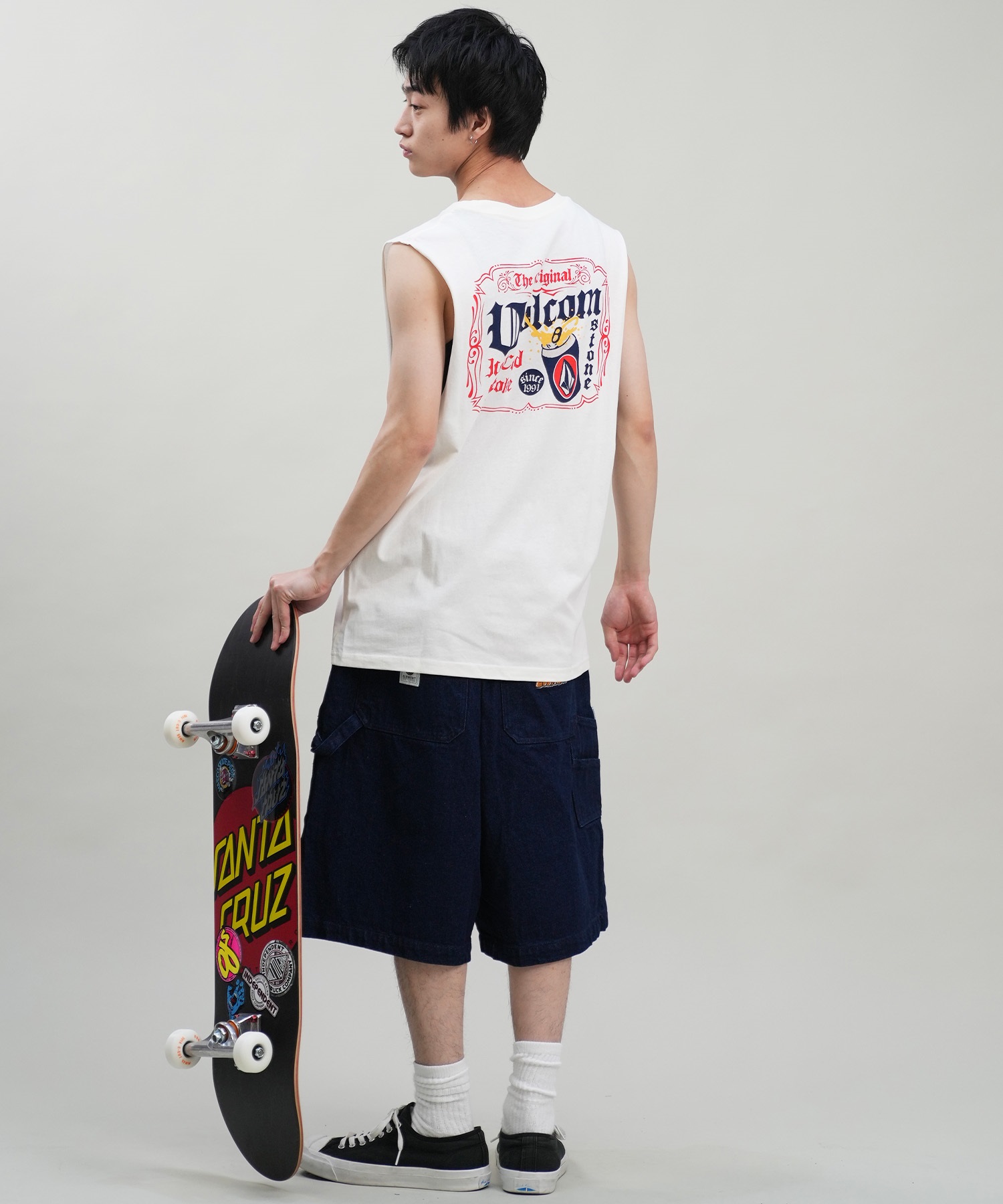 VOLCOM ボルコム タンクトップ メンズ バックプリント ICE COLD STOKE