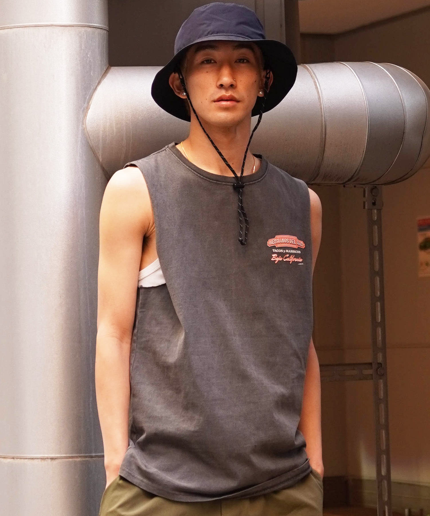 ムラサキスポーツ限定】 LOST ロスト メンズ タンクトップ バック