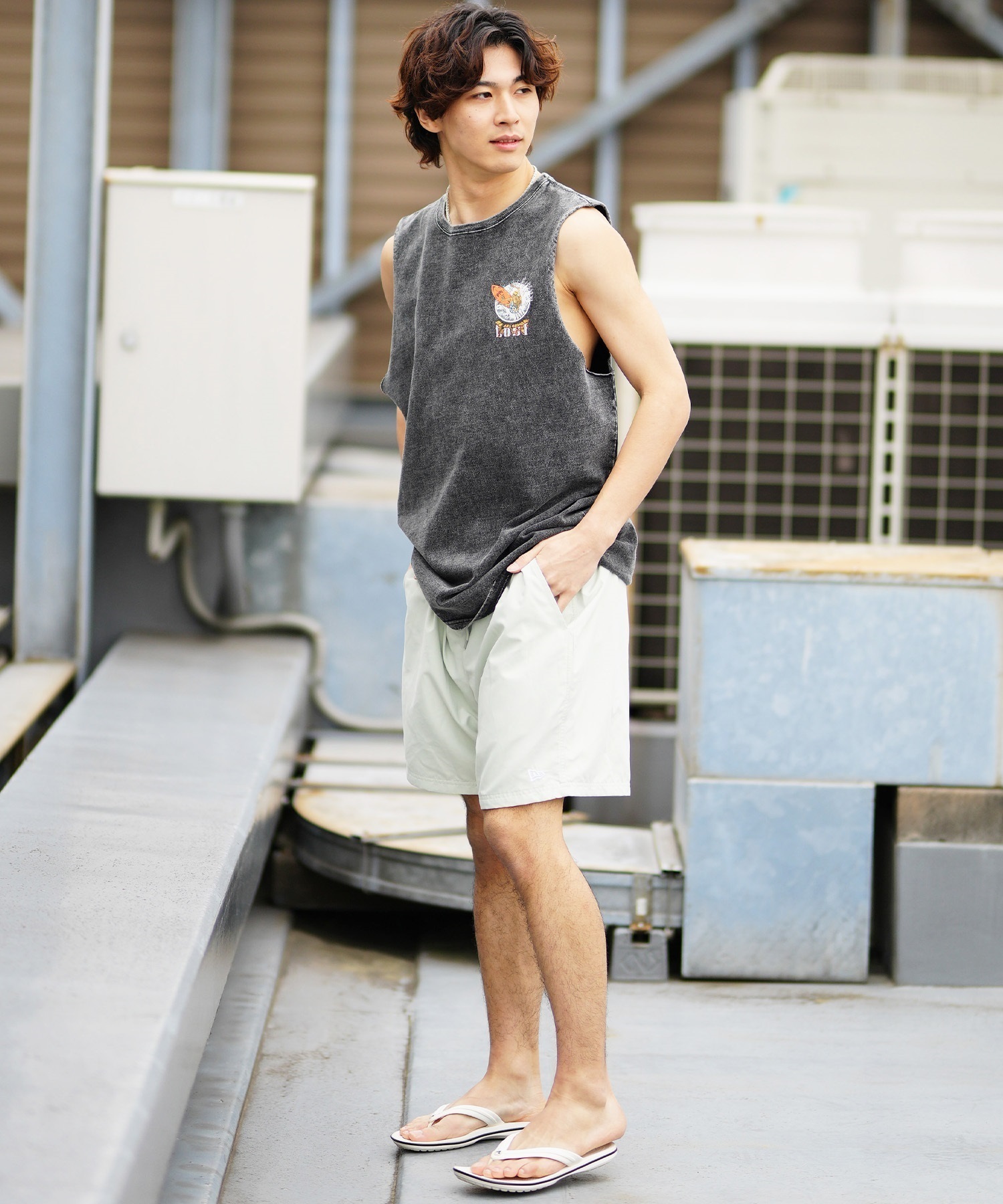 ムラサキスポーツ限定】 LOST ロスト メンズ タンクトップ バック