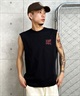 RVCA ルーカ メンズ タンクトップ カットオフ バックプリント オーバーサイズ BE04A-357(WHT-S)