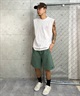 RVCA ルーカ メンズ タンクトップ カットオフ バックプリント オーバーサイズ BE04A-357(WHT-S)