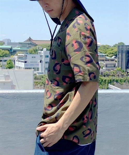 VOLCOM/ボルコム 総柄レーヨンシャツ オープンカラーシャツ