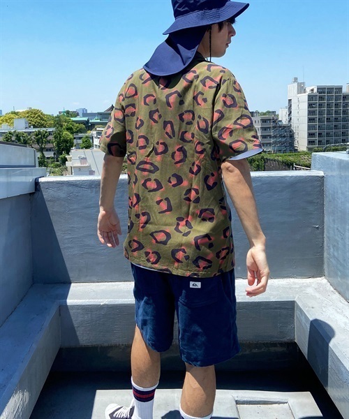 VOLCOM/ボルコム 総柄レーヨンシャツ オープンカラーシャツ