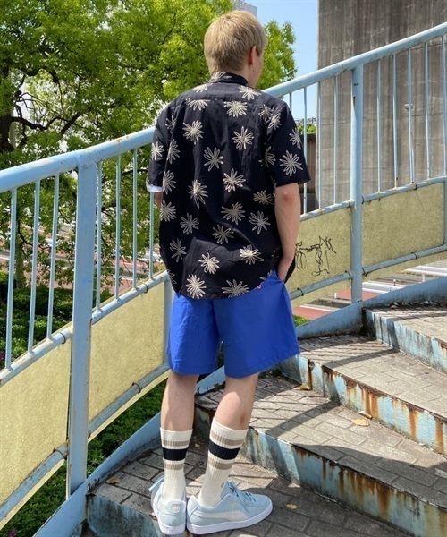 VOLCOM/ボルコム 総柄 レーヨンシャツ/レギュラーカラー サマー