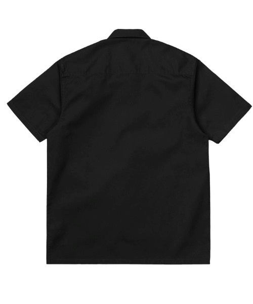 Carhartt WIP カーハートダブリューアイピー S/S MASTER SHIRT マスターシャツ I027580 メンズ 半袖 シャツ KK2 E2(BK-M)