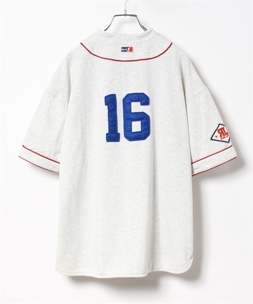 DEAR LAUREL ディアローレル D23S2402 メンズ トップス シャツ 半袖 ベースボールシャツ KK D27(BK-M)