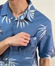 【クーポン対象】QUIKSILVER クイックシルバー メンズ 半袖 シャツ アロハシャツ 総柄 胸ポケット AQYWT03312(BKQ6-M)