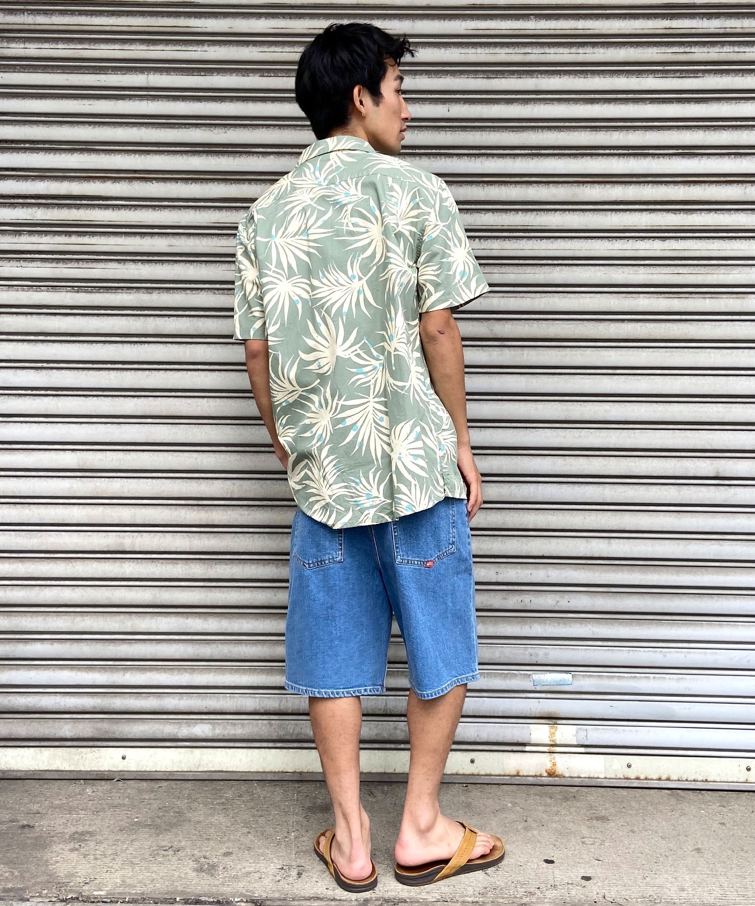 QUIKSILVER クイックシルバー メンズ 半袖 シャツ アロハシャツ とろみシャツ 総柄 レギュラーフィット 胸ポケット AQYWT03324(KVJ6-M)