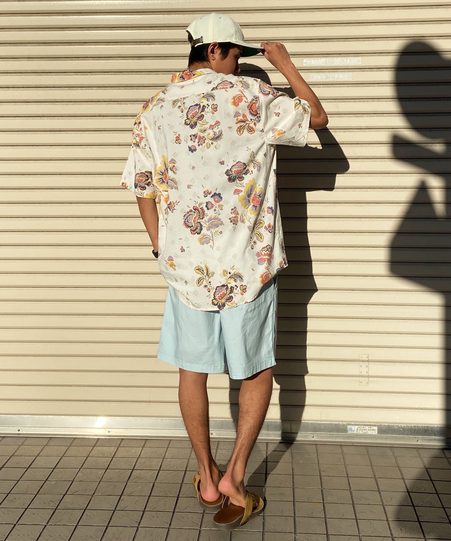 BILLABONG ビラボン メンズ 半袖シャツ SUNDAYS SS 総柄 BE011-123(NVY-M)