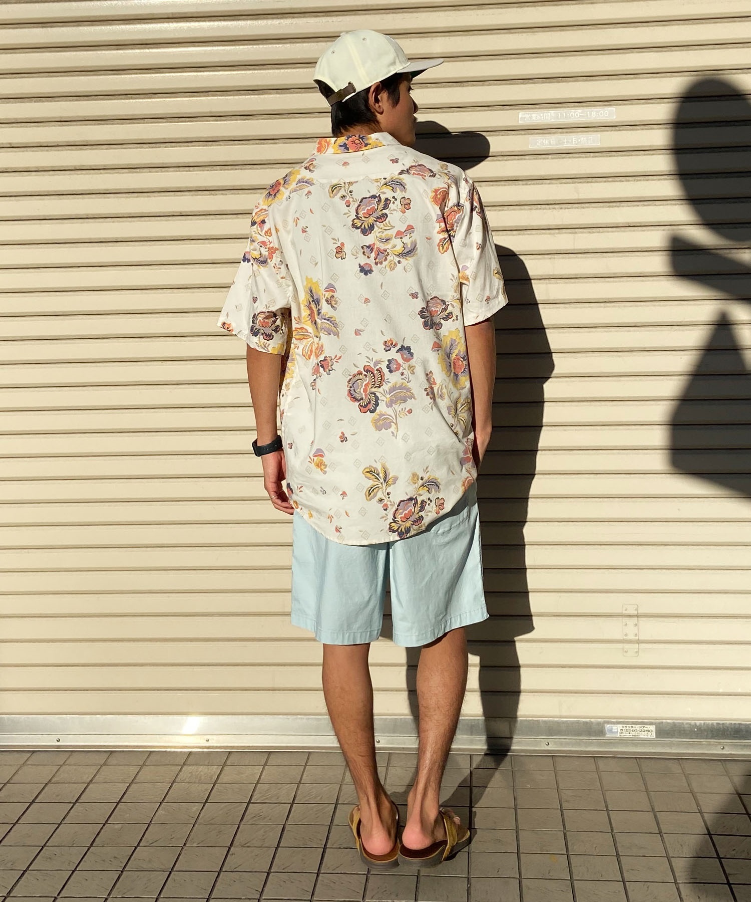 BILLABONG ビラボン メンズ 半袖シャツ SUNDAYS SS 総柄 BE011-123(NVY-M)