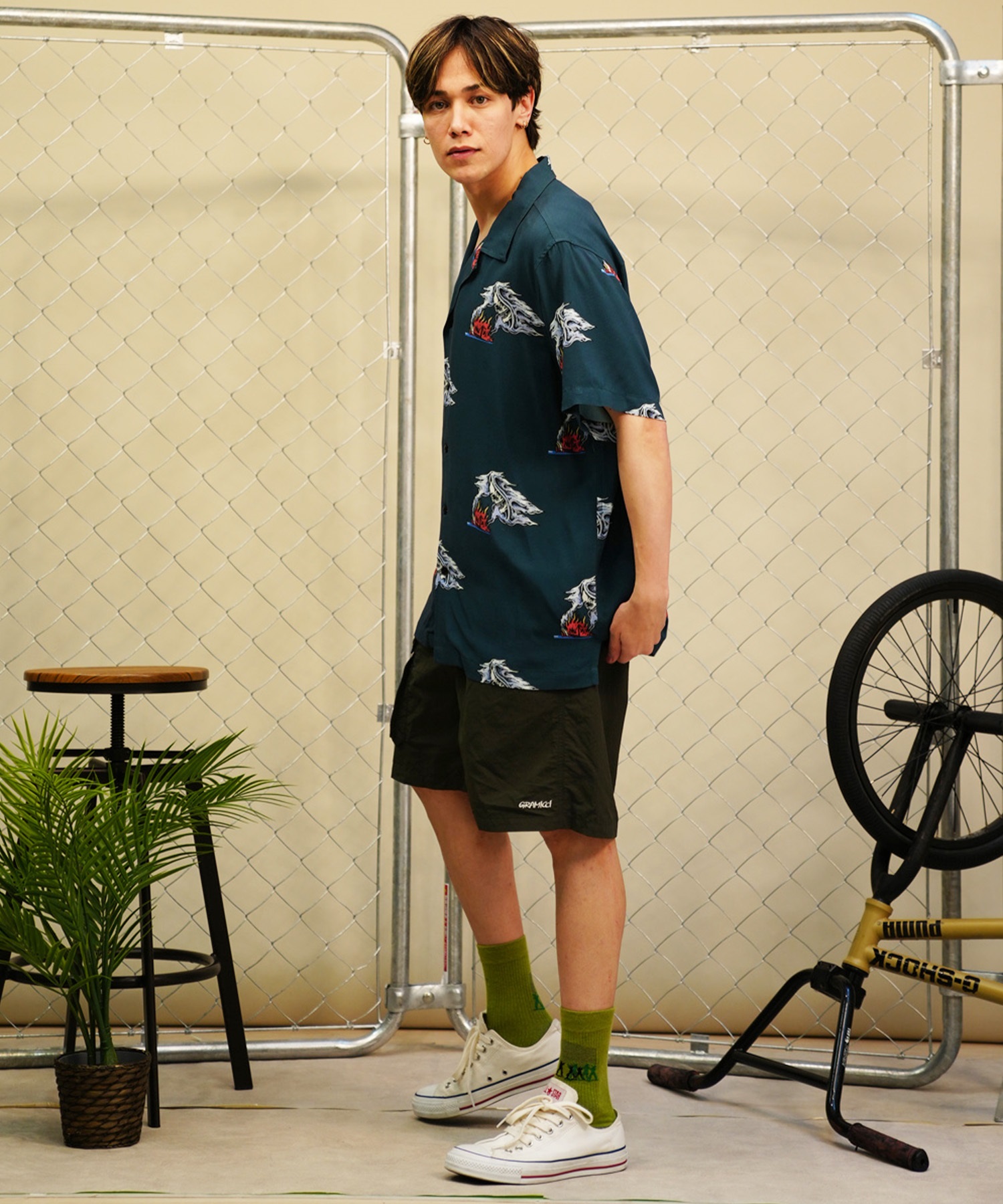 ムラサキスポーツ限定】LURKING CLASS ラーキングクラス メンズ 半袖