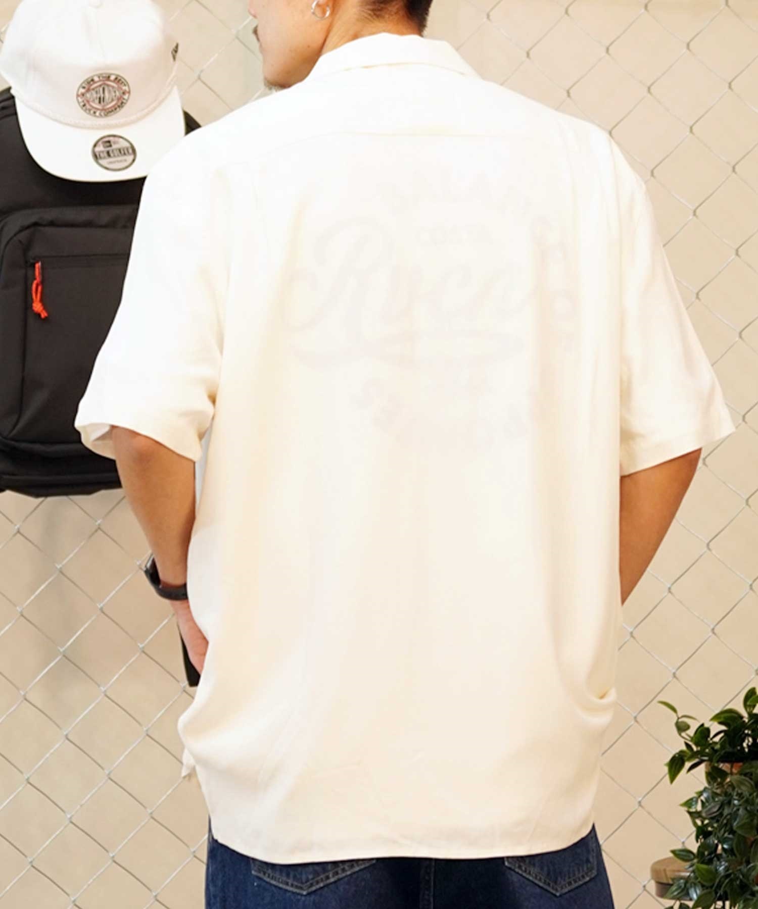 【クーポン対象】RVCA ルーカ メンズ ボウリング 半袖 シャツ シンプル カジュアル BE041-129(ANW-S)
