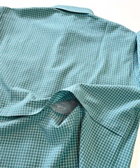 DEAR LAUREL ディアローレル メンズ ユーティリティーフラップシャツ 半袖 格子柄 Utility flap shirts D24S2401(EME-M)