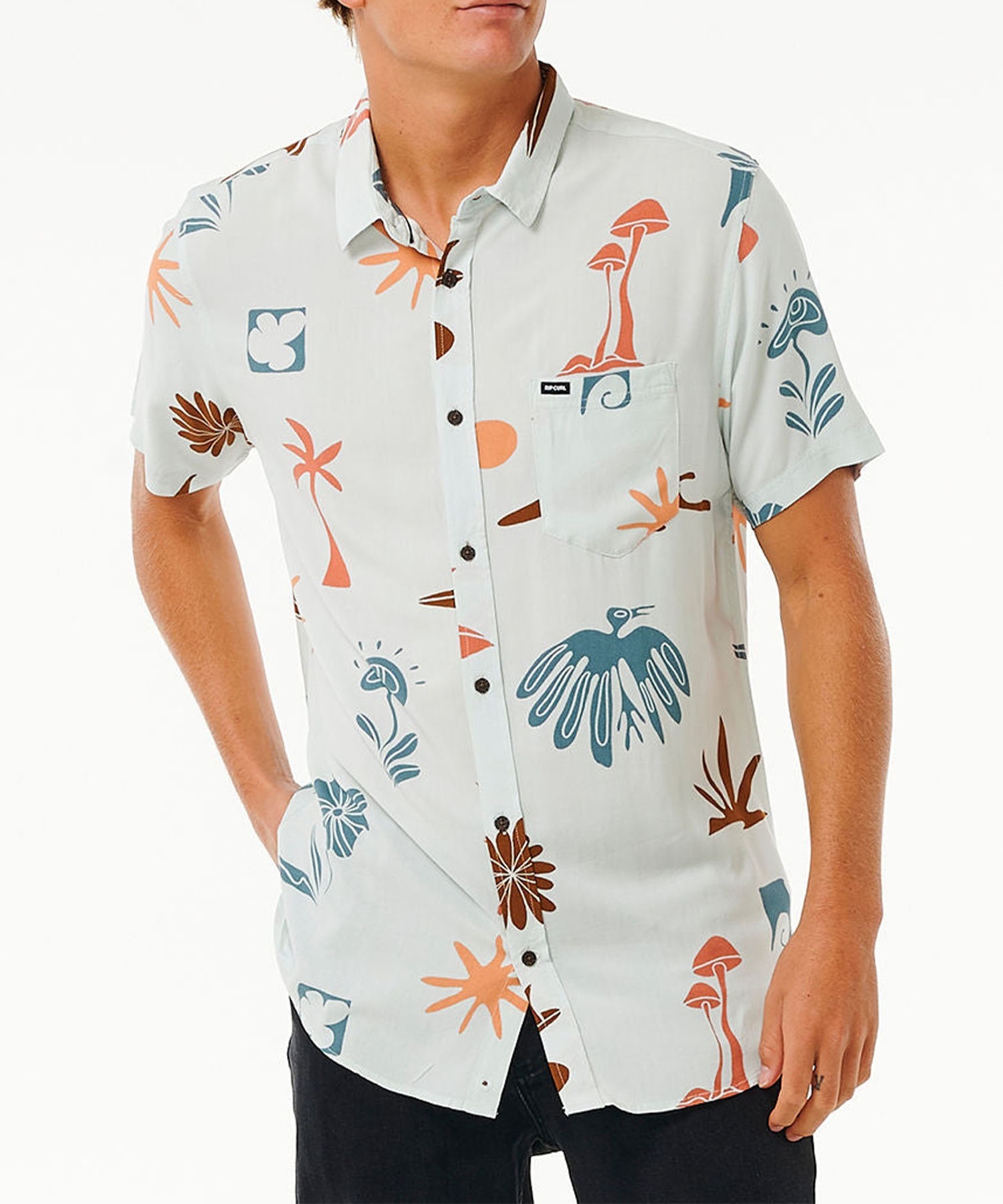 RIP CURL リップカール M PARTY PACK S S SHIRT メンズ 半袖