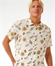 RIP CURL リップカール M PARTY PACK S S SHIRT メンズ 半袖シャツ 総柄 032MSH(BL-M)