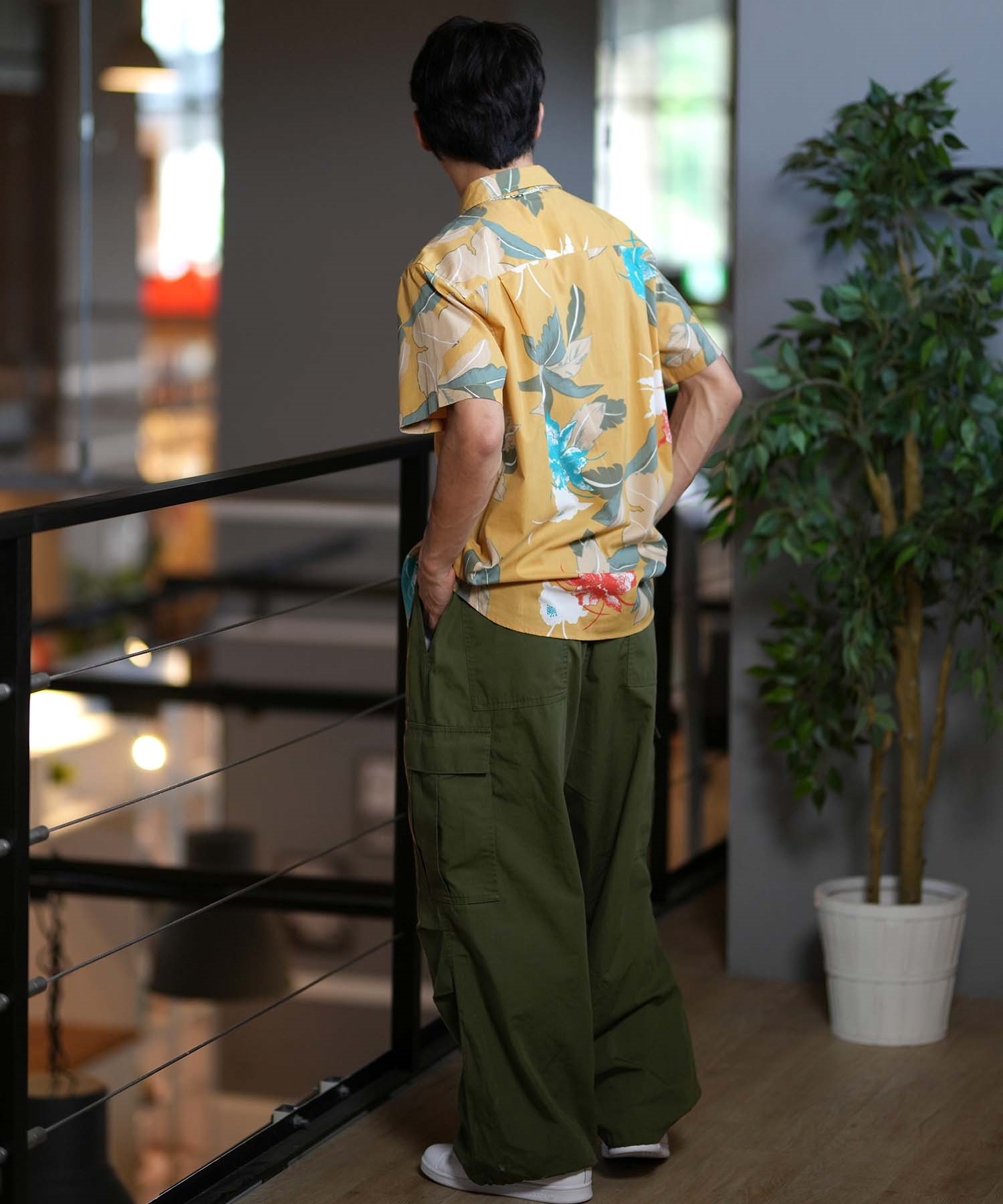 BRIXTON ブリクストン 半袖 シャツ メンズ 花柄 CHARTER PRINT