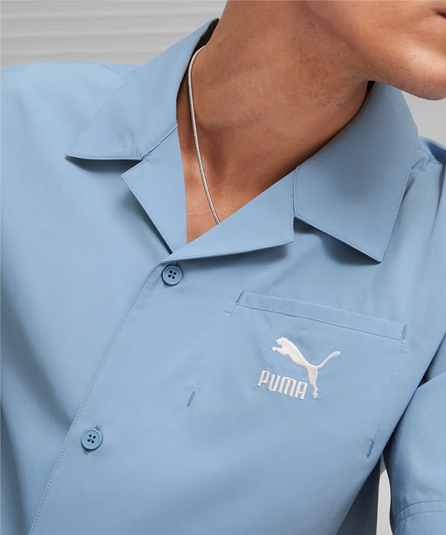 PUMA プーマ CLASSICS クラシック メンズ 半袖 シャツ レギュラーフィット 626077(20-S)