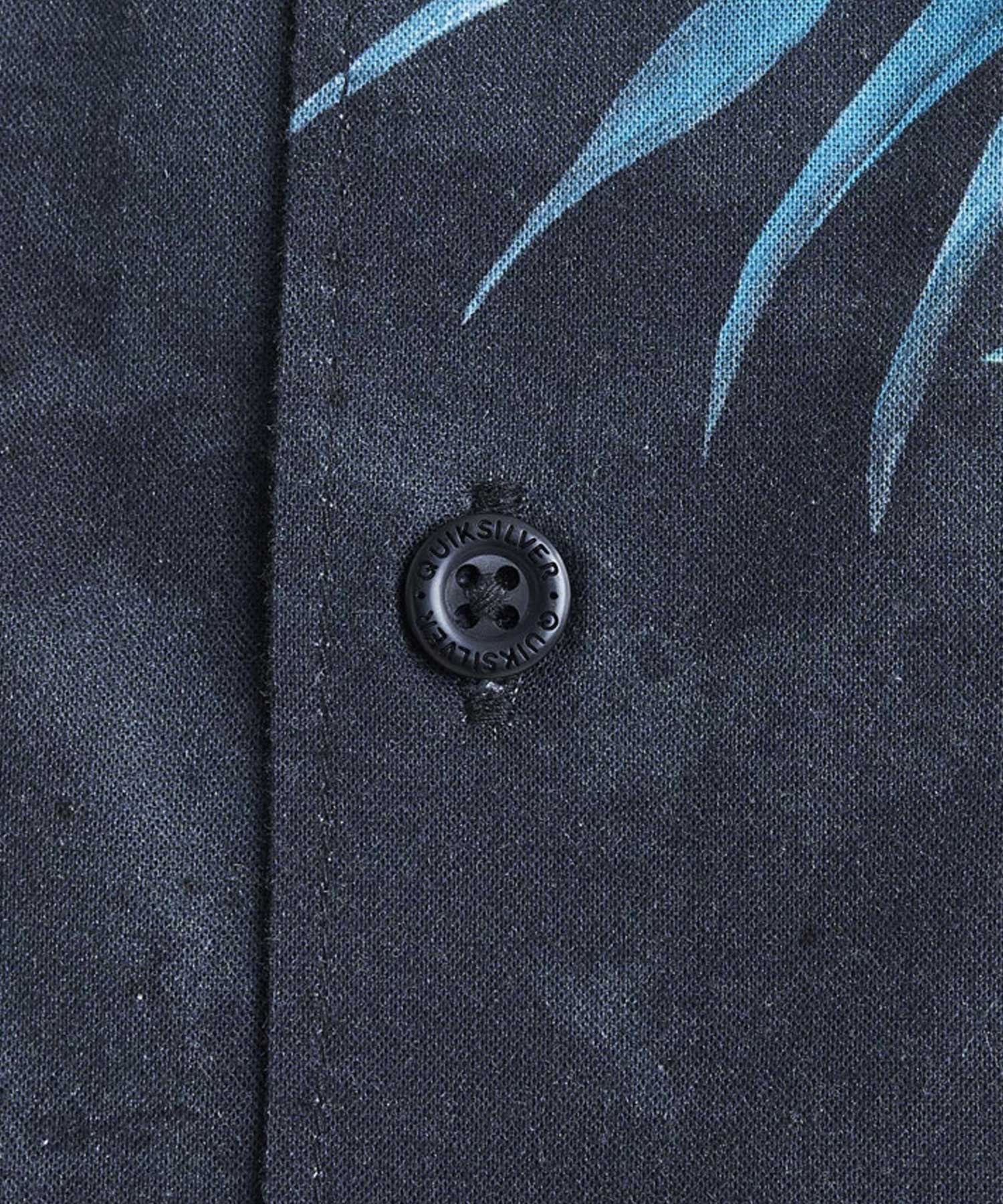 QUIKSILVER クイックシルバー メンズ 半袖 シャツ アロハシャツ 総柄 ワンポイント AQYWT03312(BHQ7-M)