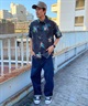QUIKSILVER クイックシルバー メンズ 半袖 シャツ アロハシャツ 総柄 ワンポイント AQYWT03312(WEJ7-M)