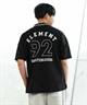 ELEMENT エレメント BE021-170 メンズ 半袖 Tシャツ ゲームシャツ フットボール 90年代 レギュラー シルエット(BLU-M)