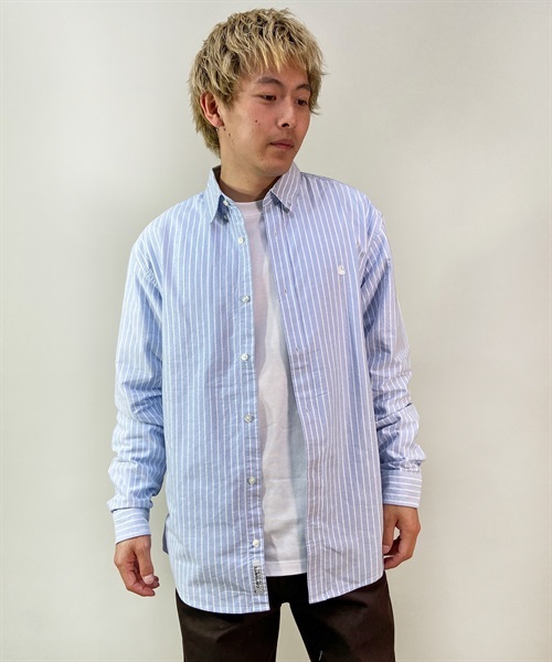 Carhartt WIP カーハートダブリューアイピー L/S DABNEY SHIRT ダブニーシャツ I031451 メンズ 長袖 シャツ KK2 D26(BL-M)