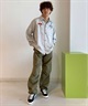 SANTACRUZ サンタクルーズ ワークシャツ ストライプ柄 502241202 メンズ 長袖 シャツ ムラサキスポーツ限定(ST/BL-M)