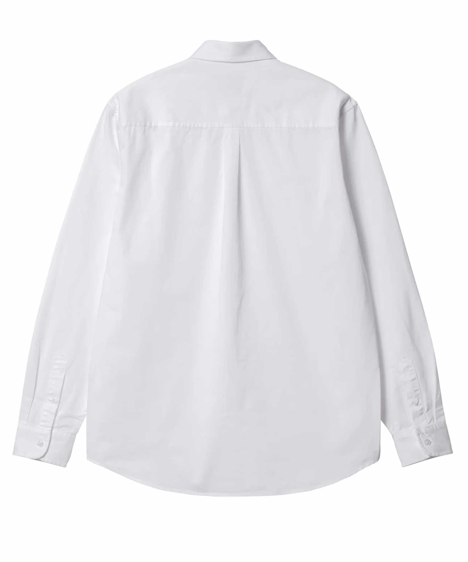 【carhartt】\"L/S Madison Shirt\"長袖ボタンダウンシャツ/White Carhartt WIP L/S Madison Shirt, White / Black | Official