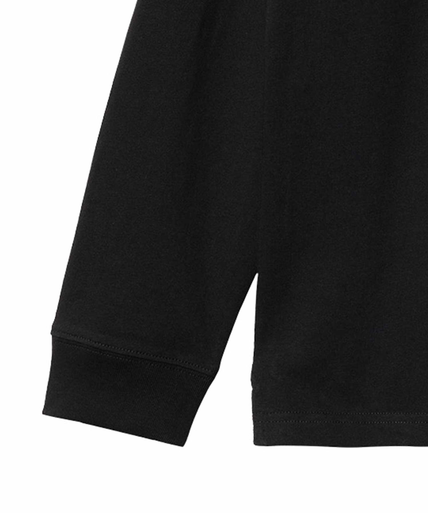 Carhartt WIP/カーハートダブリューアイピー 長袖ポロシャツ コーデュロイ ルーズシルエット I028289(BLACK-S)